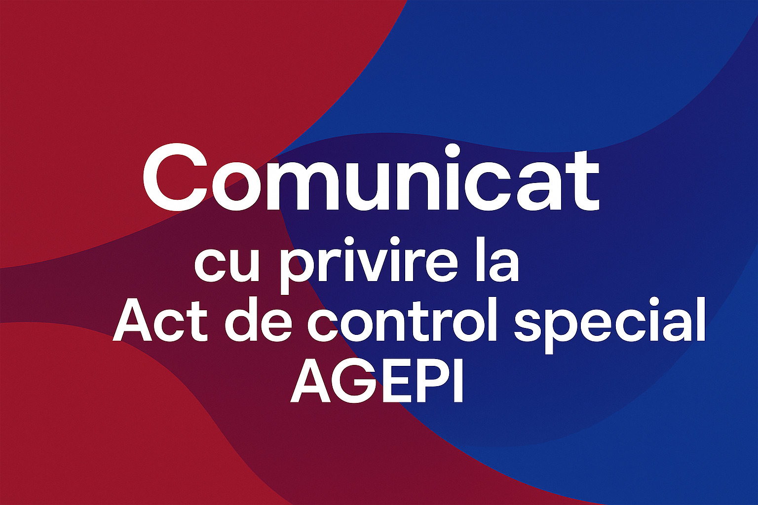 COMUNICAT! Prejudicierea titularilor de drepturi cu peste 2 milioane de lei  de către Roșca V. și Belei O., fosta conducere a AO SC CLAD, constatată în Actul de control special al AGEPI